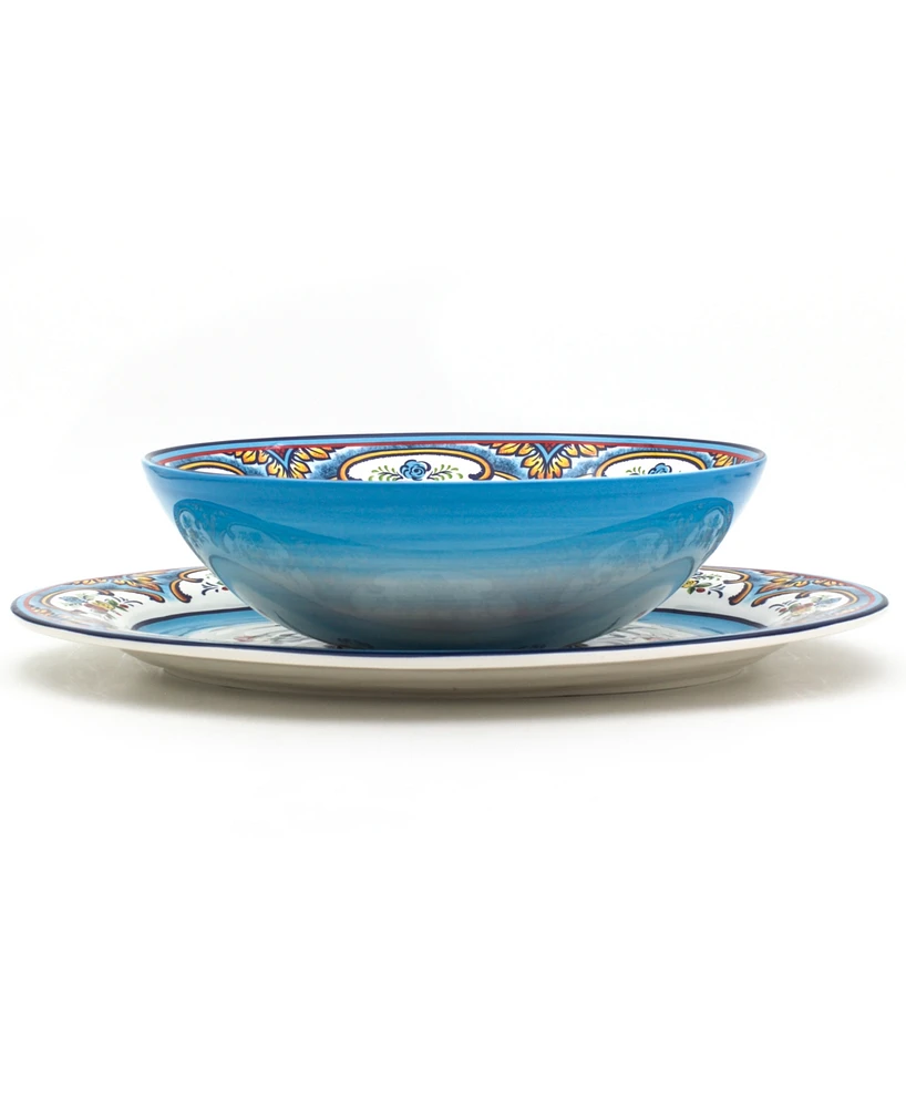 Euro Ceramica Zanzibar Serve Set, 2 Pieces