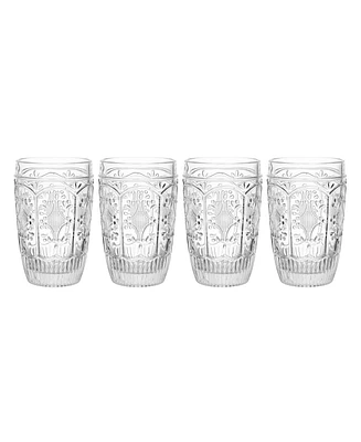Fitz and Floyd Trestle 12-oz Highballs 4-Piece Set