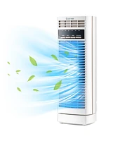 14'' Mini Oscillating Tower Fan Electric Desk Fan w/3 Speed & Timer