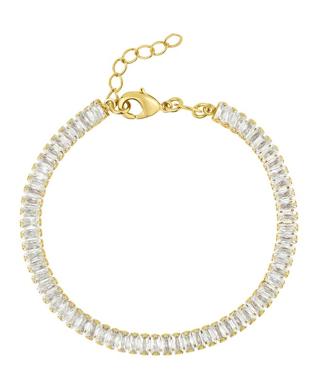 And Now This Cubic Zirconia Baguette Bracelet