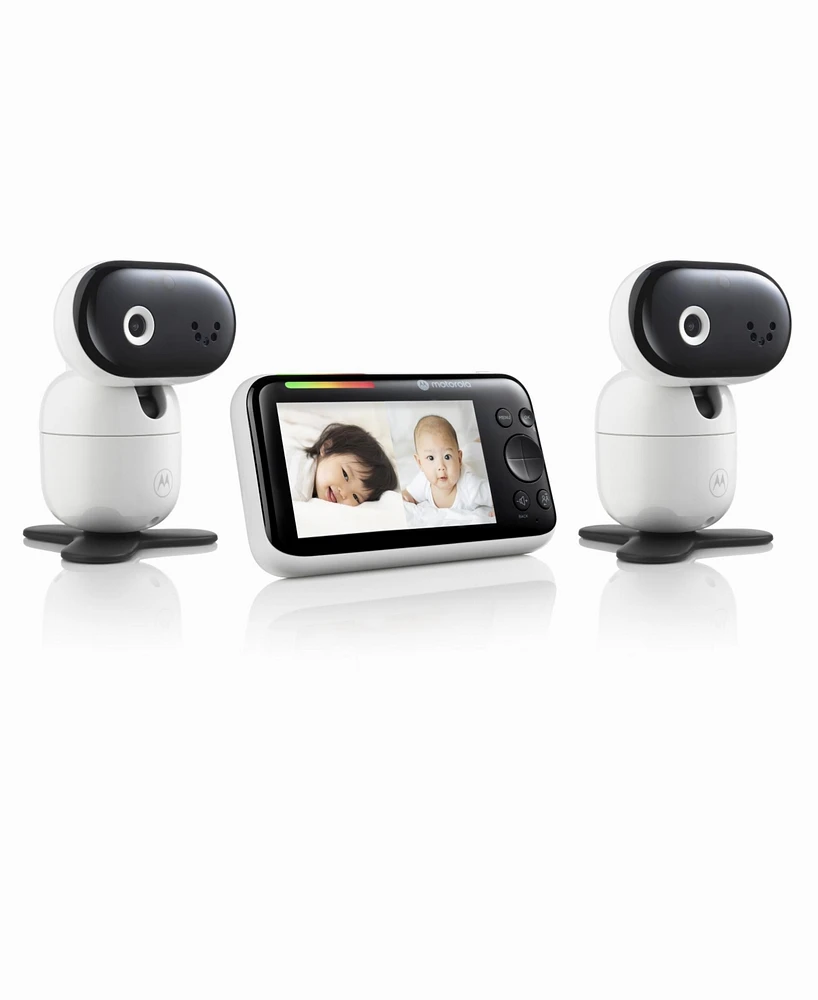 Motorola 5.0" Hd Motorized Video Baby Monitor, 2 Camera Set