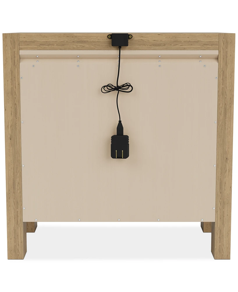 Davie 3-Drawer Nightstand