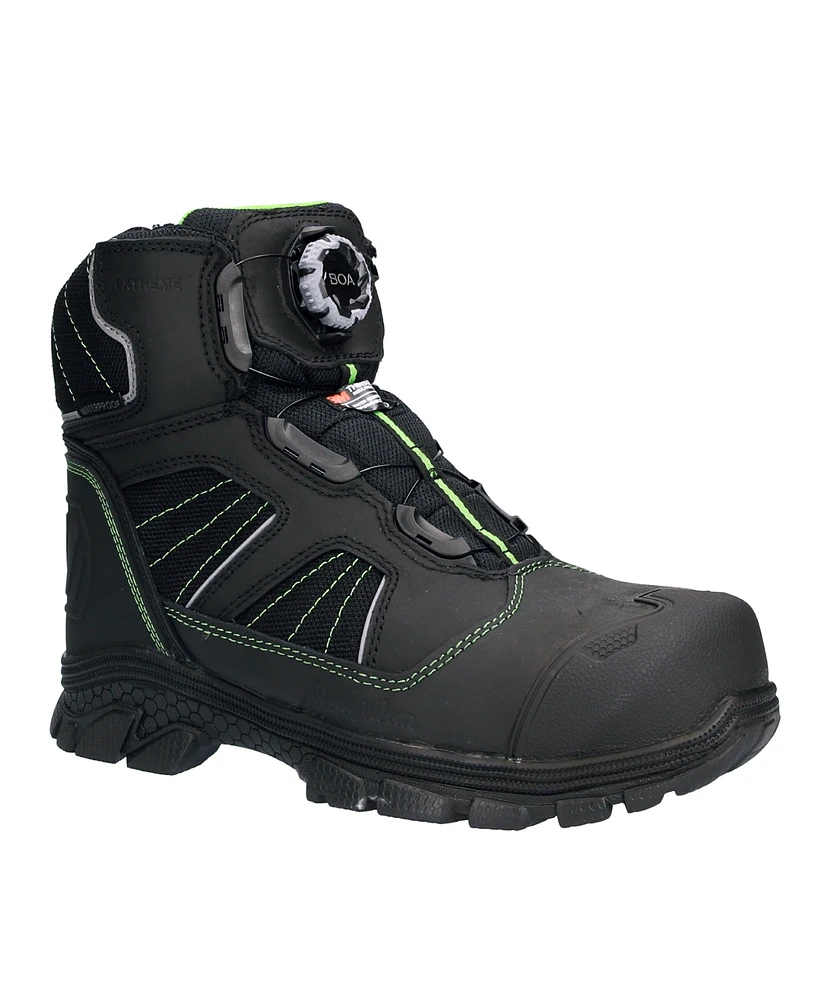 RefrigiWear Men's Men s Extreme Hiker Waterproof Insulated Freezer Boots with Boa Fit System - Ultimate Cold Weather Protection and Comfort