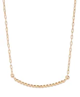 brook & york 14K Gold-Plated Rope Textured Liv Necklace