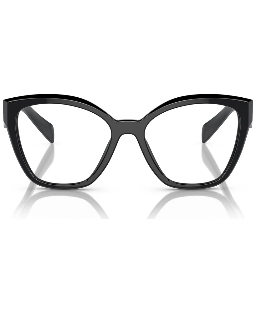Prada Women's Irregular Eyeglasses, Pr 20ZV 54