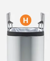 simplehuman Code H 100pk Custom Fit Liners with 5 Quick Dispense Packs, 30-35L Kitchen Trash Bag Liners
