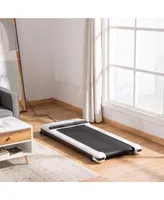 Soozier Walking Jogging Treadmill, Home Gym Exercise Machine w/ Led Monitor
