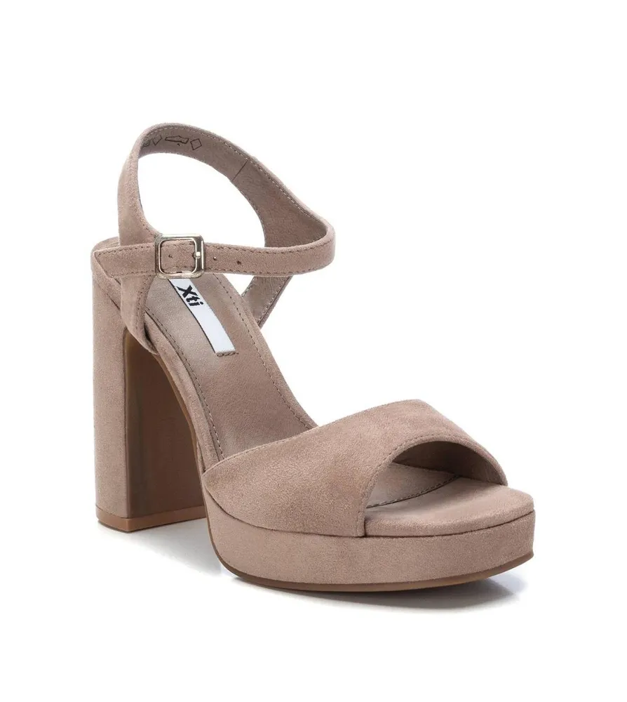 Xti Women's Heel Suede Sandals By Xti