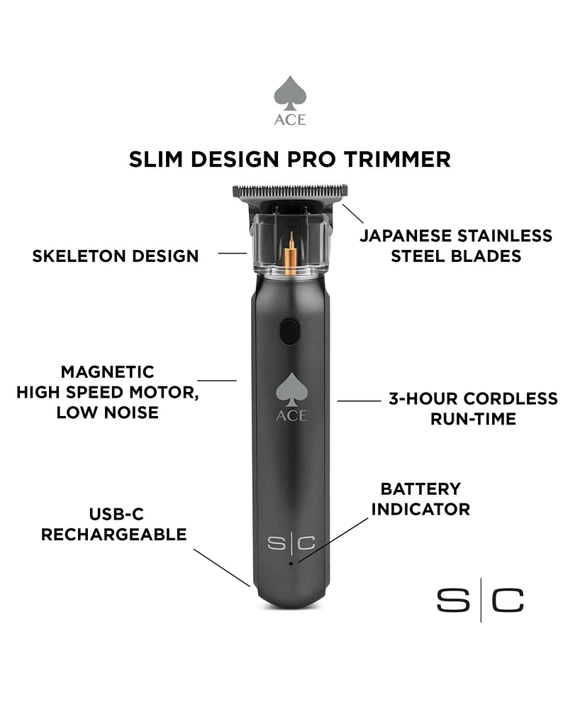 StyleCraft Professional Ace Cordless Precision Hair Trimmer