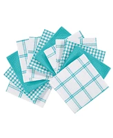 T-Fal Coordinating Flat Waffle Weave Dish Cloth, Set of 12