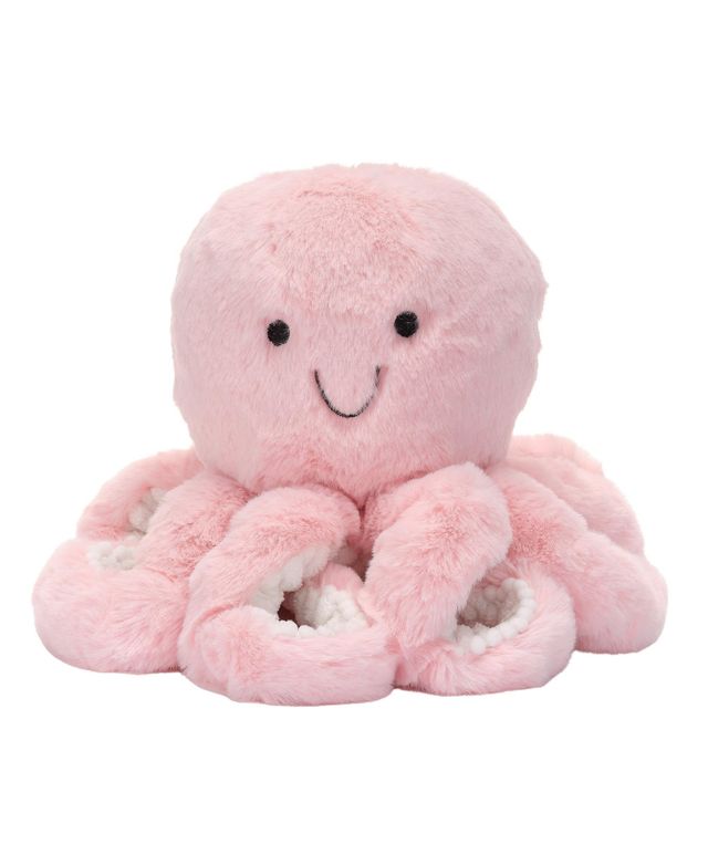 Lambs & Ivy Sea Dreams Pink Plush Octopus Stuffed Animal Toy - Bubbles