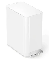 simplehuman 5 Liter Slim Bathroom Trash Can with Liner Pocket