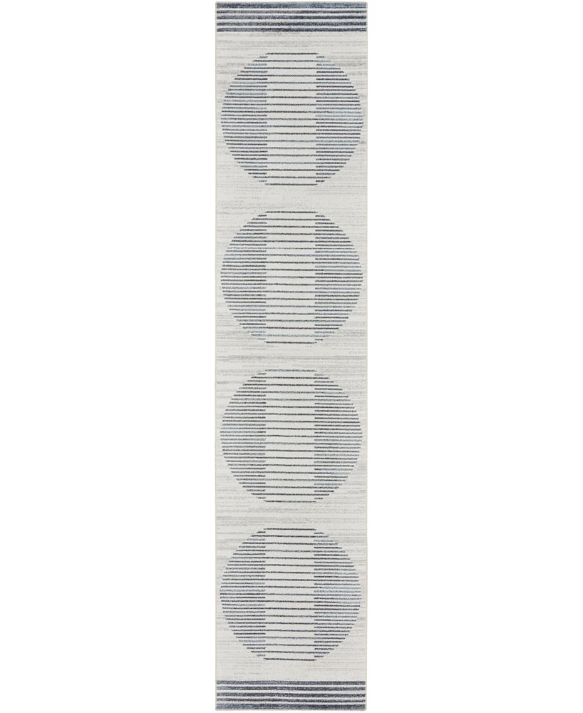Nourison Home Astra Machine Washable ASW05 2'2" x 12' Runner Area Rug