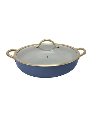 Sedona Kitchen Ceramic 13" Everyday Pan with Lid