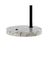 Penta 23.5" Industrial Farmhouse Head-Adjustable Iron Led Task Lamp with Usb Charging Port