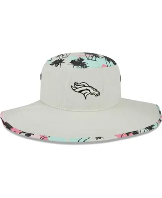 Men's New Era Khaki Denver Broncos Retro Beachin' Bucket Hat