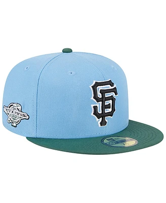 Men's New Era Sky Blue, Cilantro San Francisco Giants 2002 World Series 59FIFTY Fitted Hat