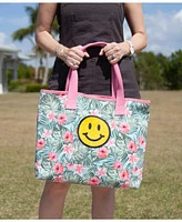 Shady Lady Hawaiian Extra Large, 100% Cotton Canvas Carryall Tote Bag