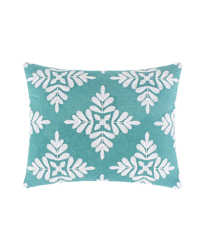 Levtex Bellamy Crewel Stich Decorative Pillow, 14" x 18"