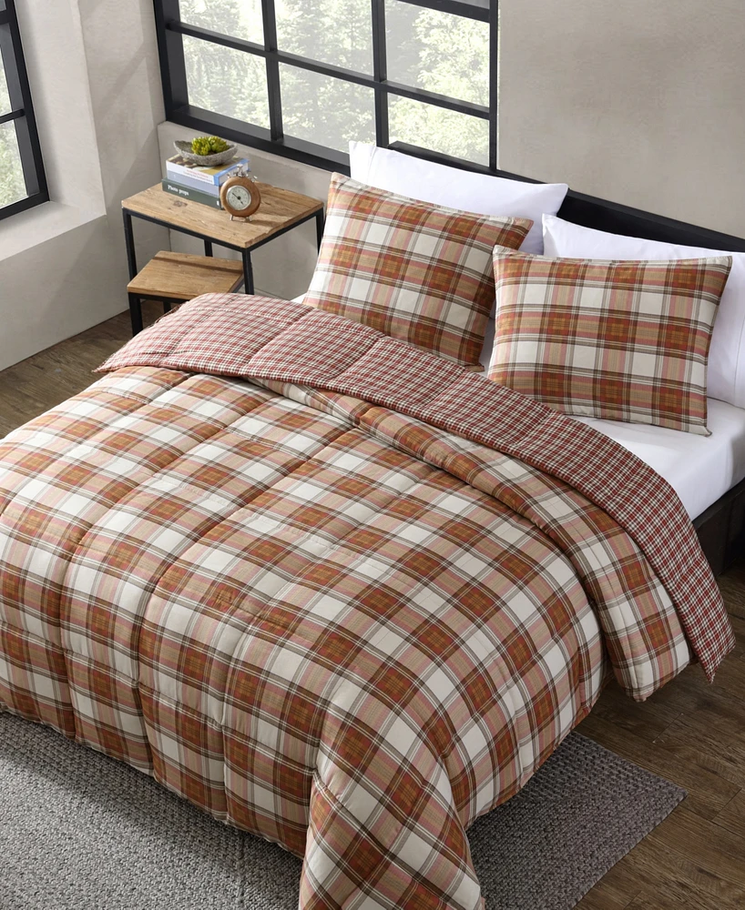 Eddie Bauer Edgewood Plaid Down Alternative Comforter Set