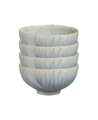 Denby Halo Speckle Rice Bowls, Set for 4