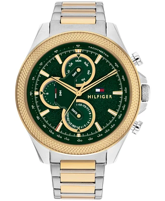 Tommy Hilfiger Men's Multifunction Two-Tone Stainless Steel Watch 46mm