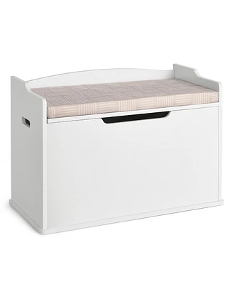 Wooden Toy Box Kids Storage Chest Lift Top Bench Seat