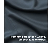 Cariloha Resort 4-Piece Sateen Sheet Set |Coconut Milk | Cal King Viscose Material Thermal-Regulating, Extra Soft Cooling Sheets