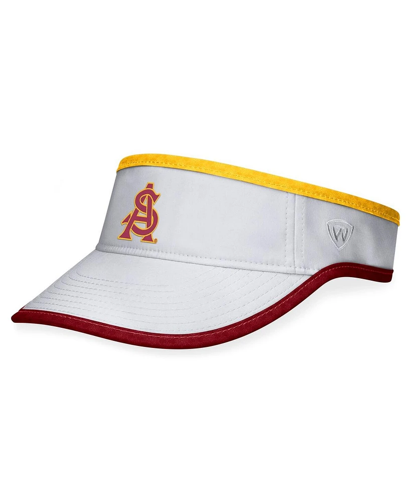 Men's Top of the World White Arizona State Sun Devils Daybreak Adjustable Visor