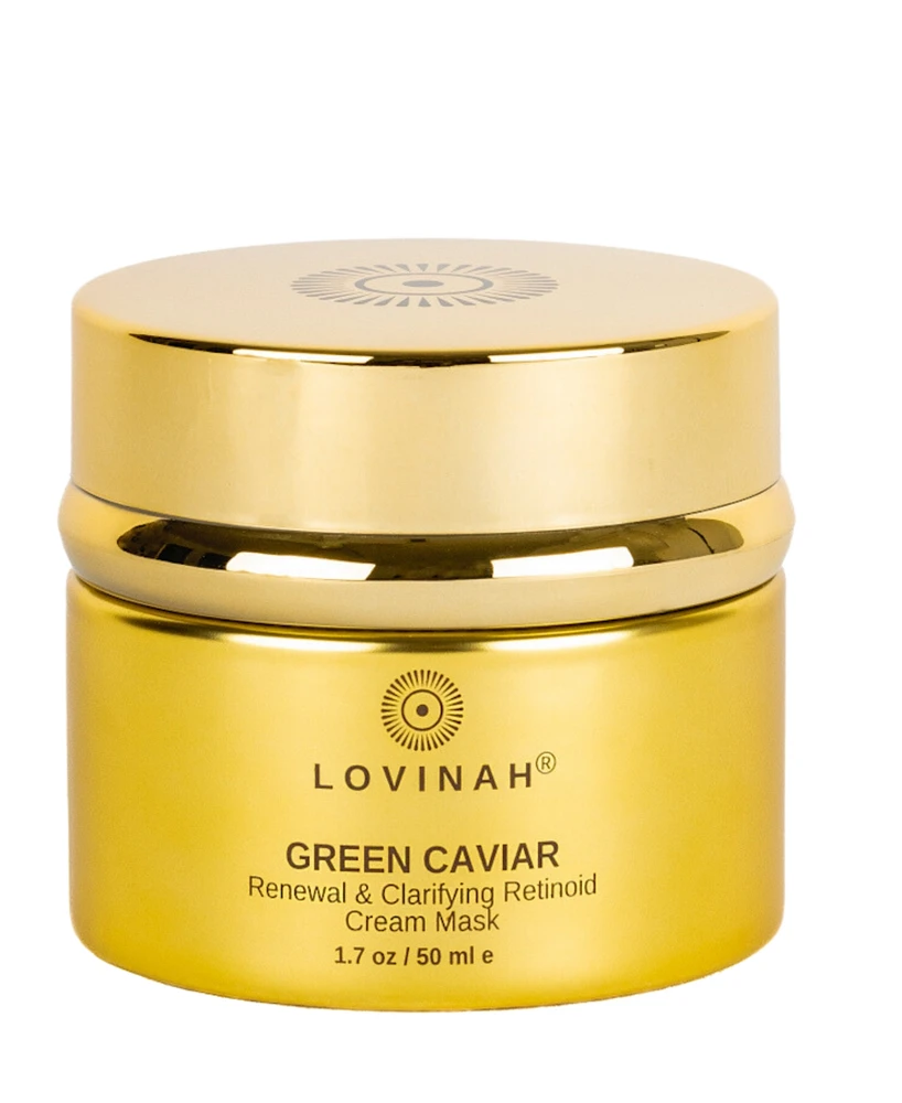 Lovinah Skincare Green Caviar Clarifying Retinol Cream Mask, 1.7 oz.
