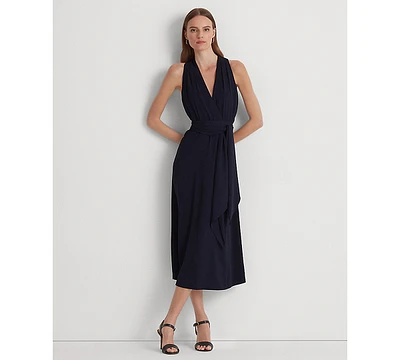 Lauren Ralph Women's Georgette Halter Cocktail Dress