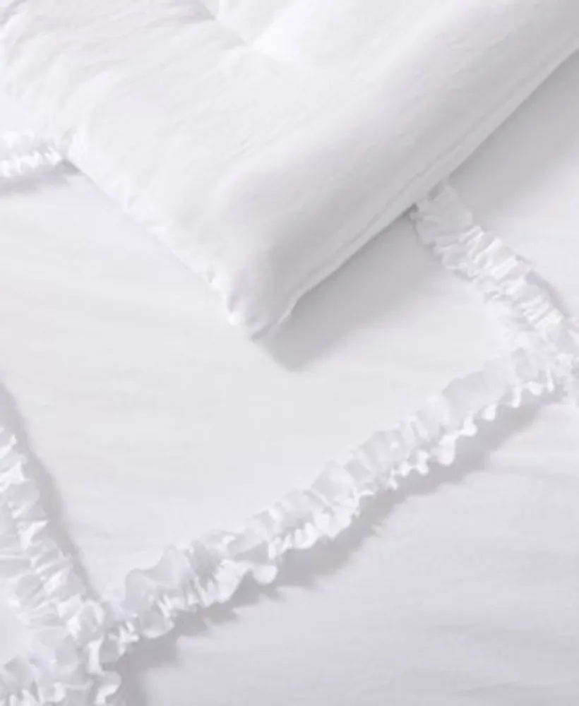 Laura Ashley Norah Solid Microfiber Comforter Set