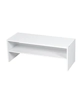 3 Pcs Stackable Shoe Rack 31-Inch Horizontal Organizer 2-tier StorageShelf