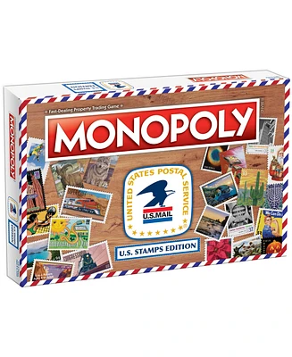 Usaopoly Monopoly Game U.s. Stamps Edition