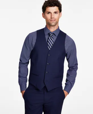 Alfani Men's Slim-Fit Stretch Solid Suit Vest, Created for Macy's