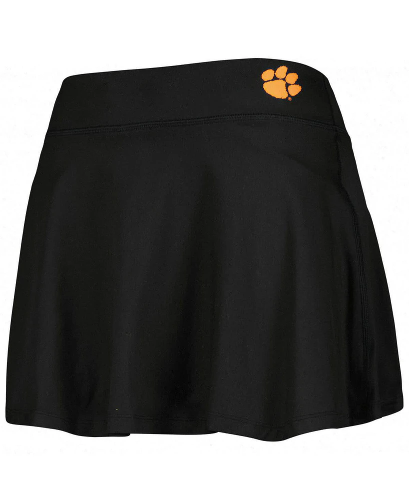 Women's ZooZatz Black Clemson Tigers Flowy Skort