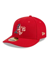 Men's New Era Red Oakland Athletics 2023 Fourth of July Low Profile 59FIFTY Fitted Hat
