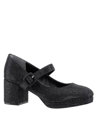 Nina Little Girls Catalina Classic Strap Mary Jane Dress Pump