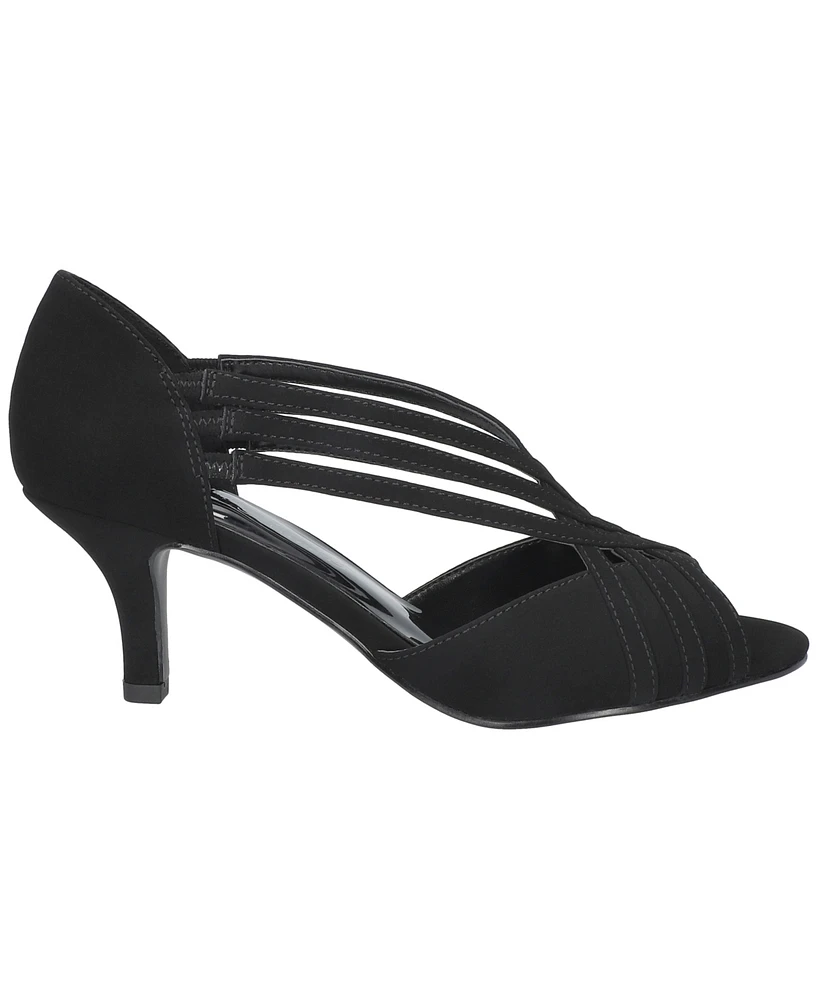 Easy Street Women's Oceana Peep Toe Pumps