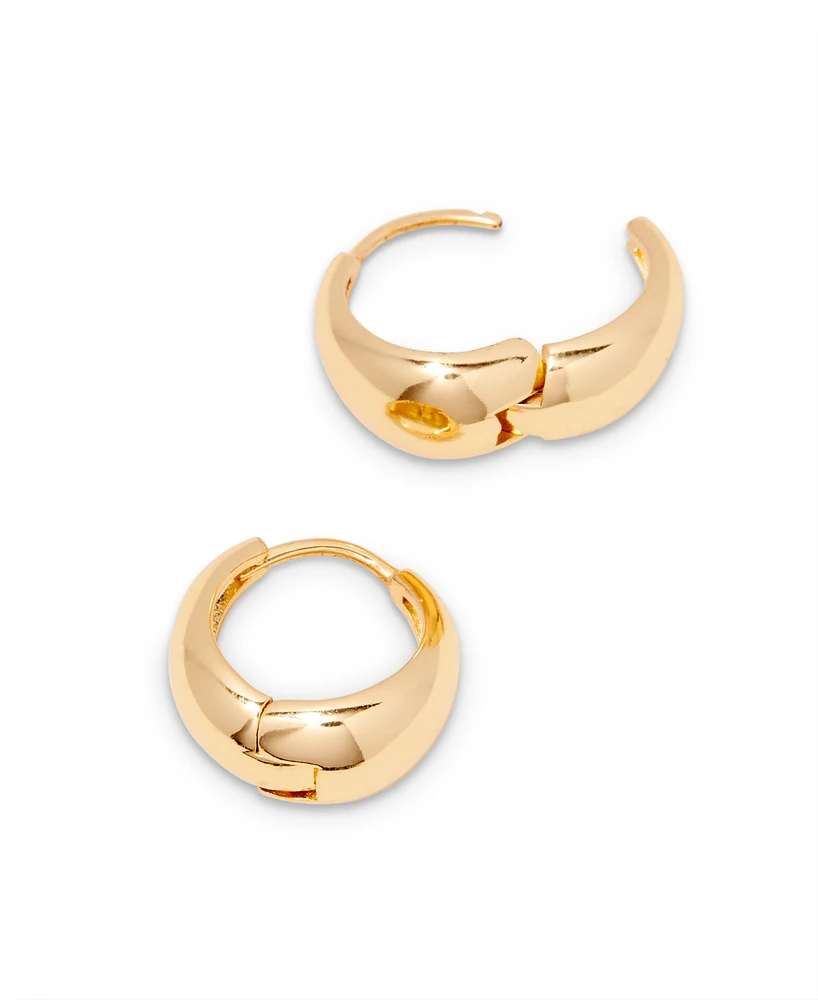 brook & york Aubrey "14k Gold" Vermeil Huggies