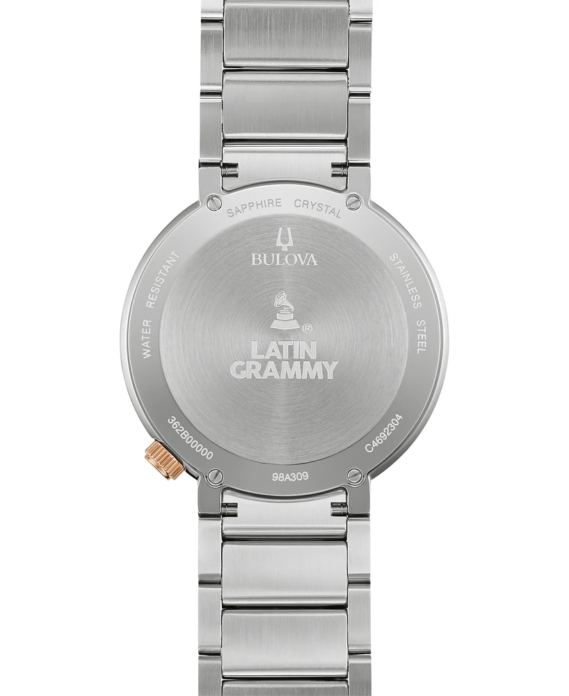Bulova Men's Latin Grammy Futuro Two-Tone Stainless Steel Bracelet Watch 42mm