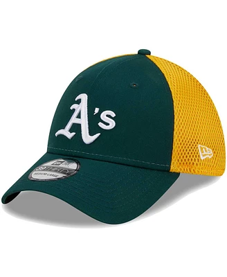 Men's New Era Green Oakland Athletics Team Neo 39THIRTY Flex Hat