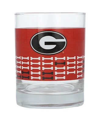 Georgia Bulldogs 14 Oz Heritage Rocks Glass