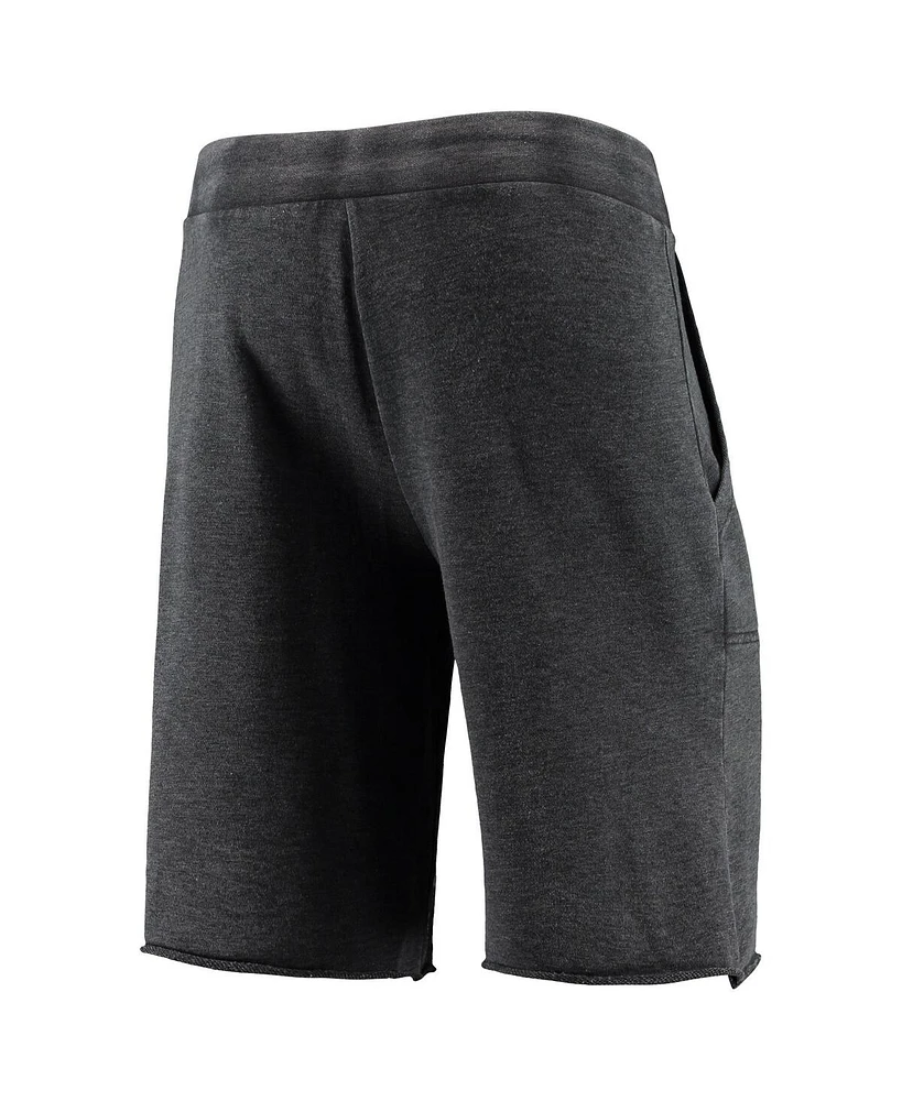 Men's Heathered Black Alternative Apparel Michigan State Spartans Victory Lounge Shorts