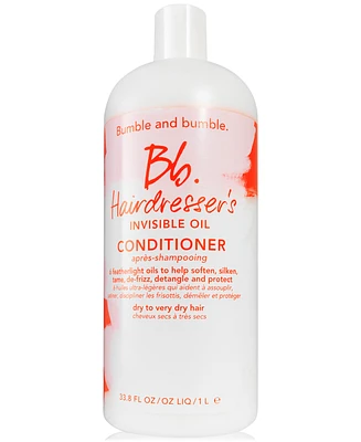 Bumble and Bumble Hairdresser's Invisible Oil Hydrating Conditioner Jumbo, 33.8 oz.