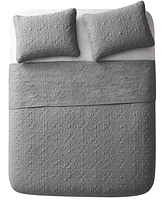 Vcny Home Caroline Embossed 3-Pc. Quilt Set
