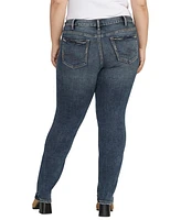 Silver Jeans Co. Plus Suki Mid Rise Curvy Fit Straight Leg