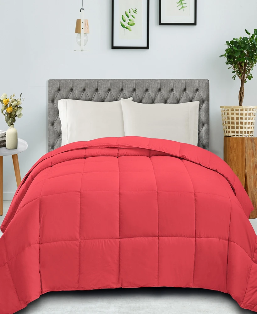 Superior All Season Down Alternative Reversible Comforter, Full/Queen