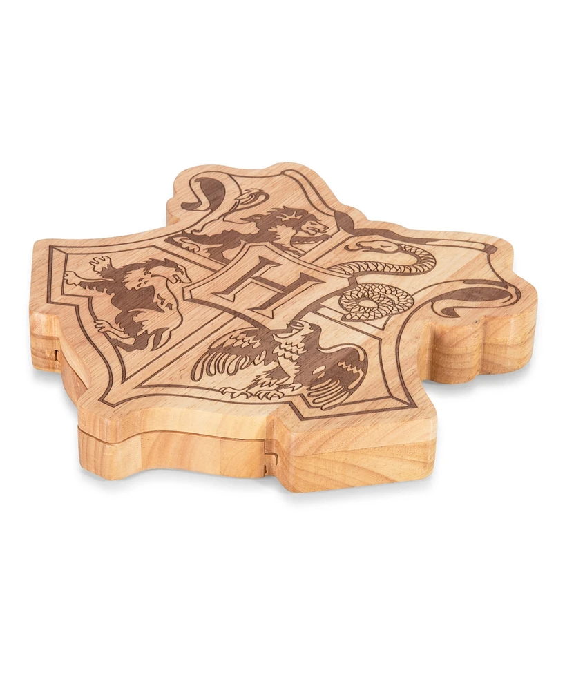 Harry Potter Hogwarts Crest Charcuterie Board with Tools