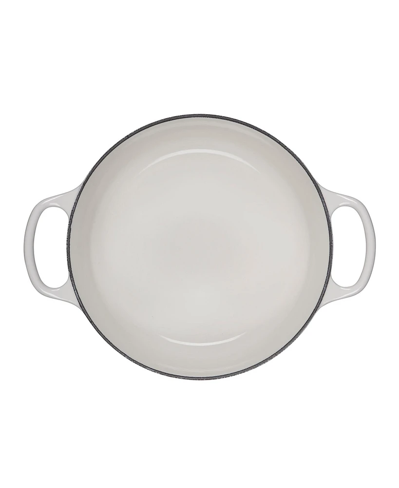 Le Creuset 4.5 Quart Cast Iron Round Dutch Oven with Marble Applique